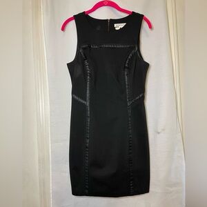 BCBGeneration Black Mini Dress with Chic Design and Cutout Back Size 10 Juniors